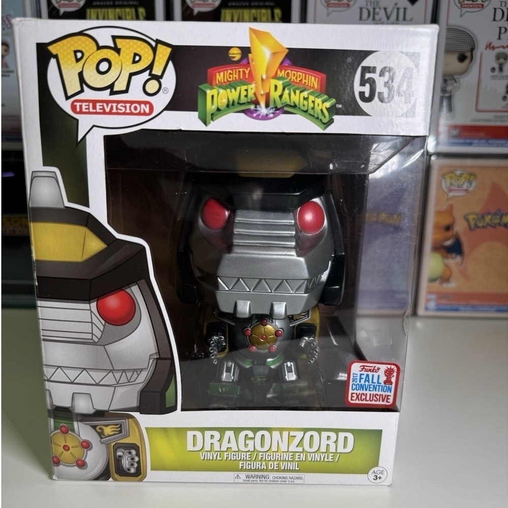 Funko Pop! Dragonzord #534 Mighty Morphin Power Rangers Fall Convention
